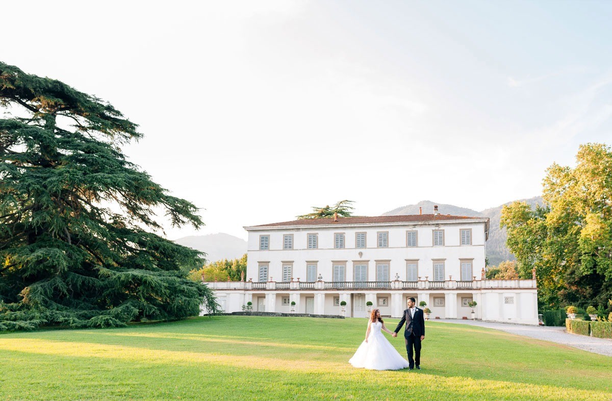 The stunning villa Bruguier, an elegant wedding venue in Tuscany