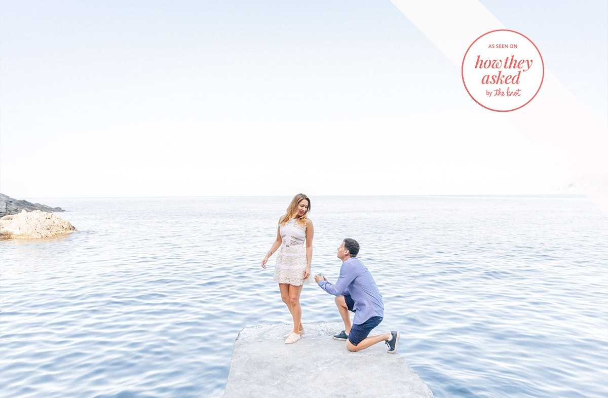 A dreamy surprise proposal in Manarola, Cinque Terre