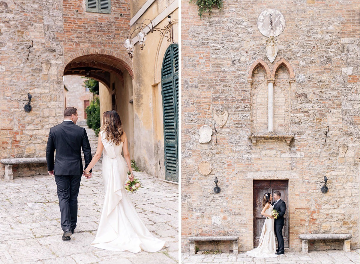 Romantic elopement in Siena