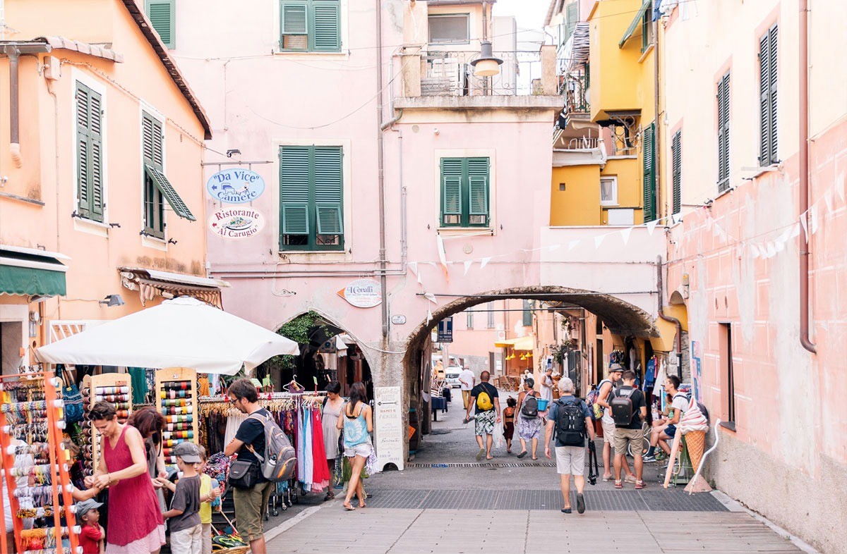 Main street of Monterosso al Mare in Cinque Terre