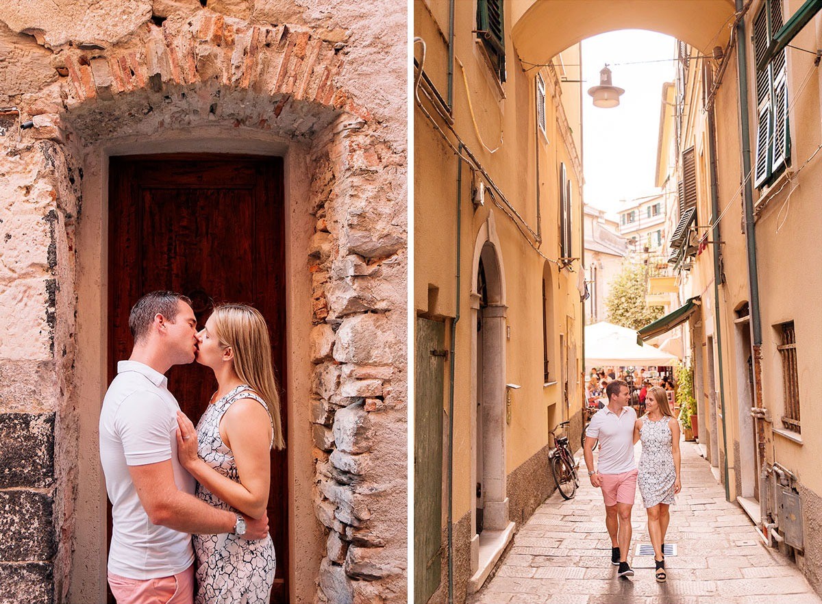 Engagement photos in Monterosso al Mare Cinque Terre