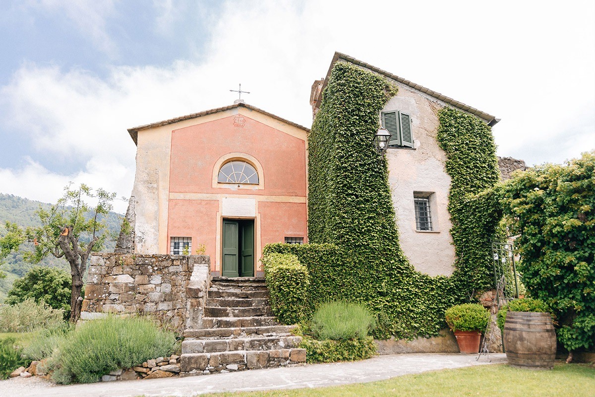 small church in the wedding venue in monterosso al mare, cinque terre